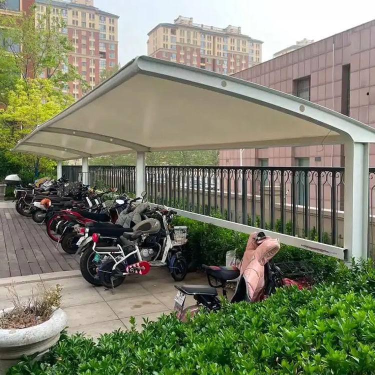 泸州膜结构电动车棚